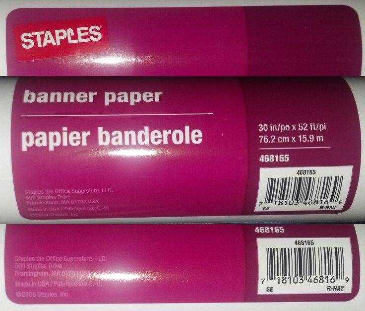Banner Paper Roll